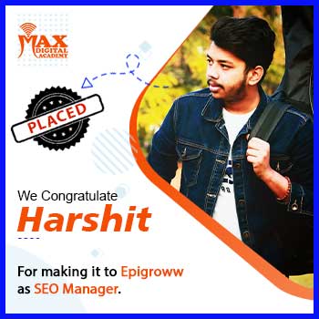 Harshit Harshit got placed by MDA