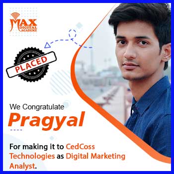 Pragyal got placed in Cedcoss